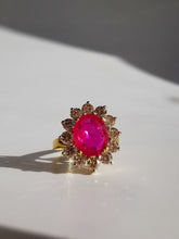 Load image into Gallery viewer, Ruby and Diamond 10K Gold Ring
