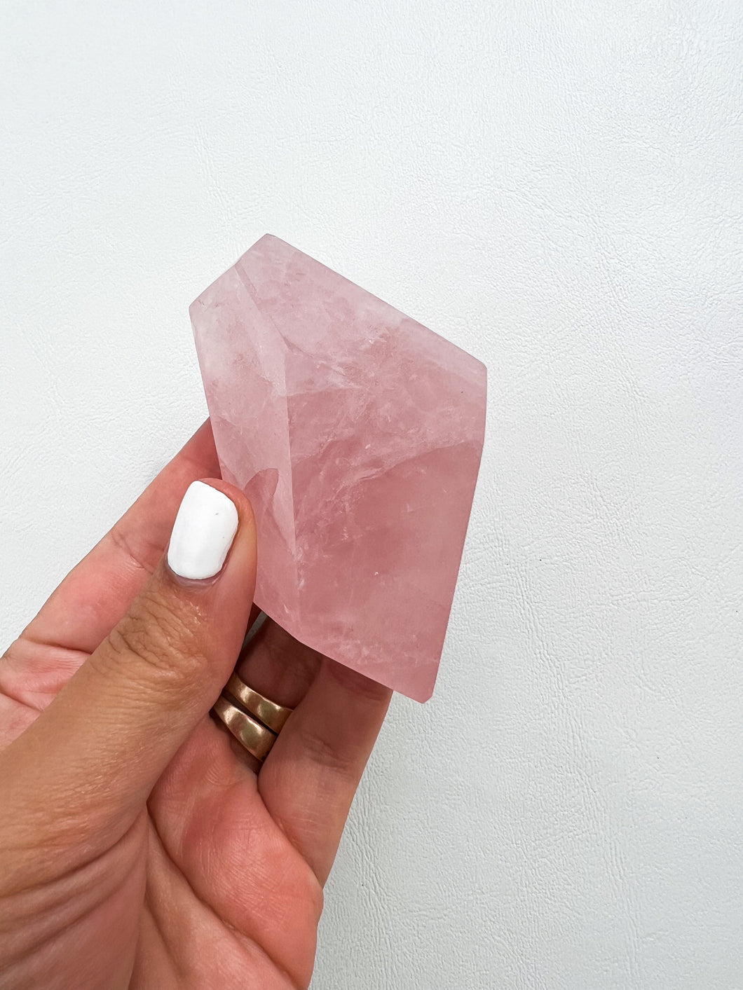 Rose Quartz Polished Crystal