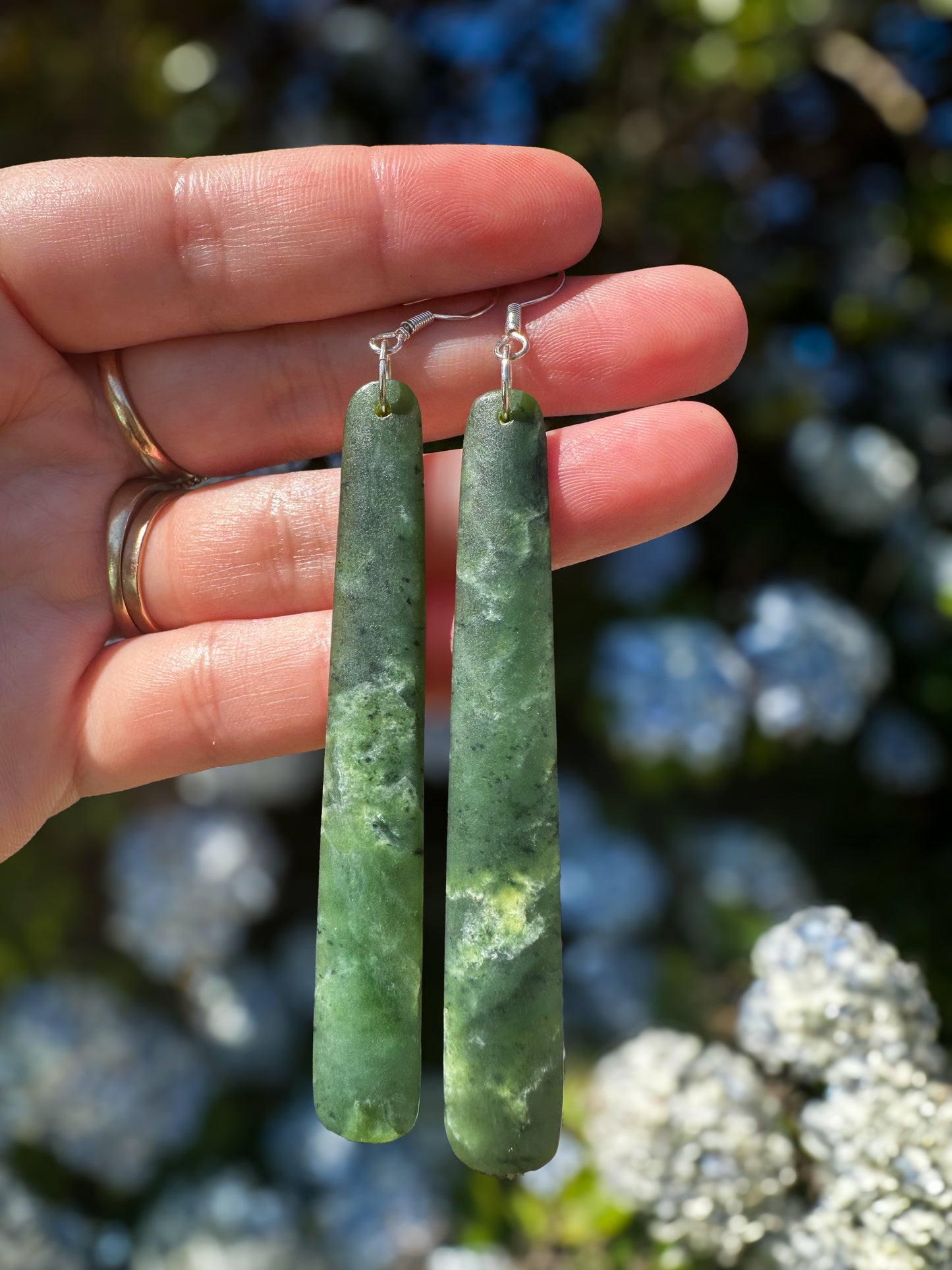 Roimata Pounamu Earrings 0011