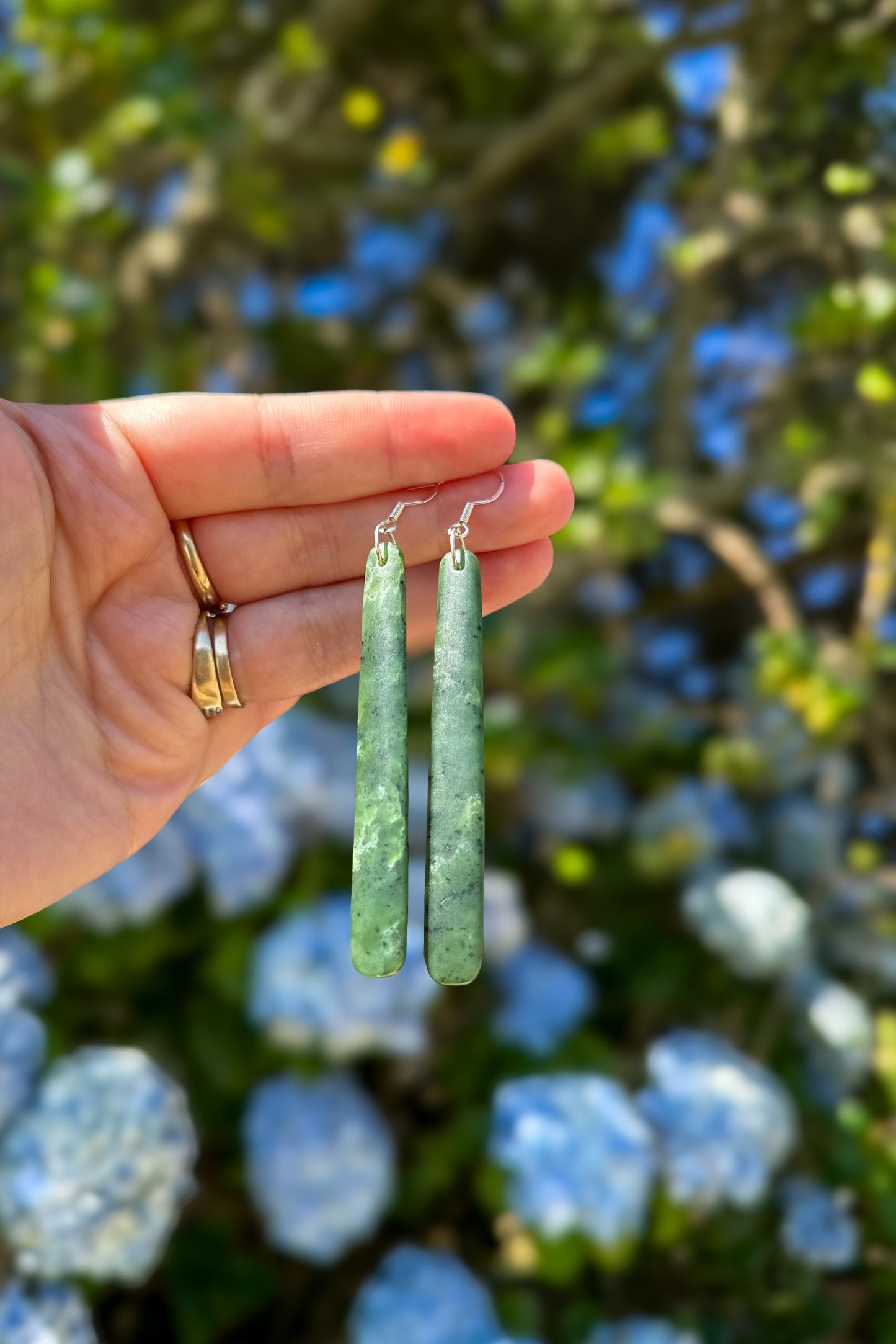 Roimata Pounamu Earrings 0012