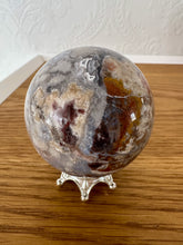 Load image into Gallery viewer, Blue Flower Agate Sphere
