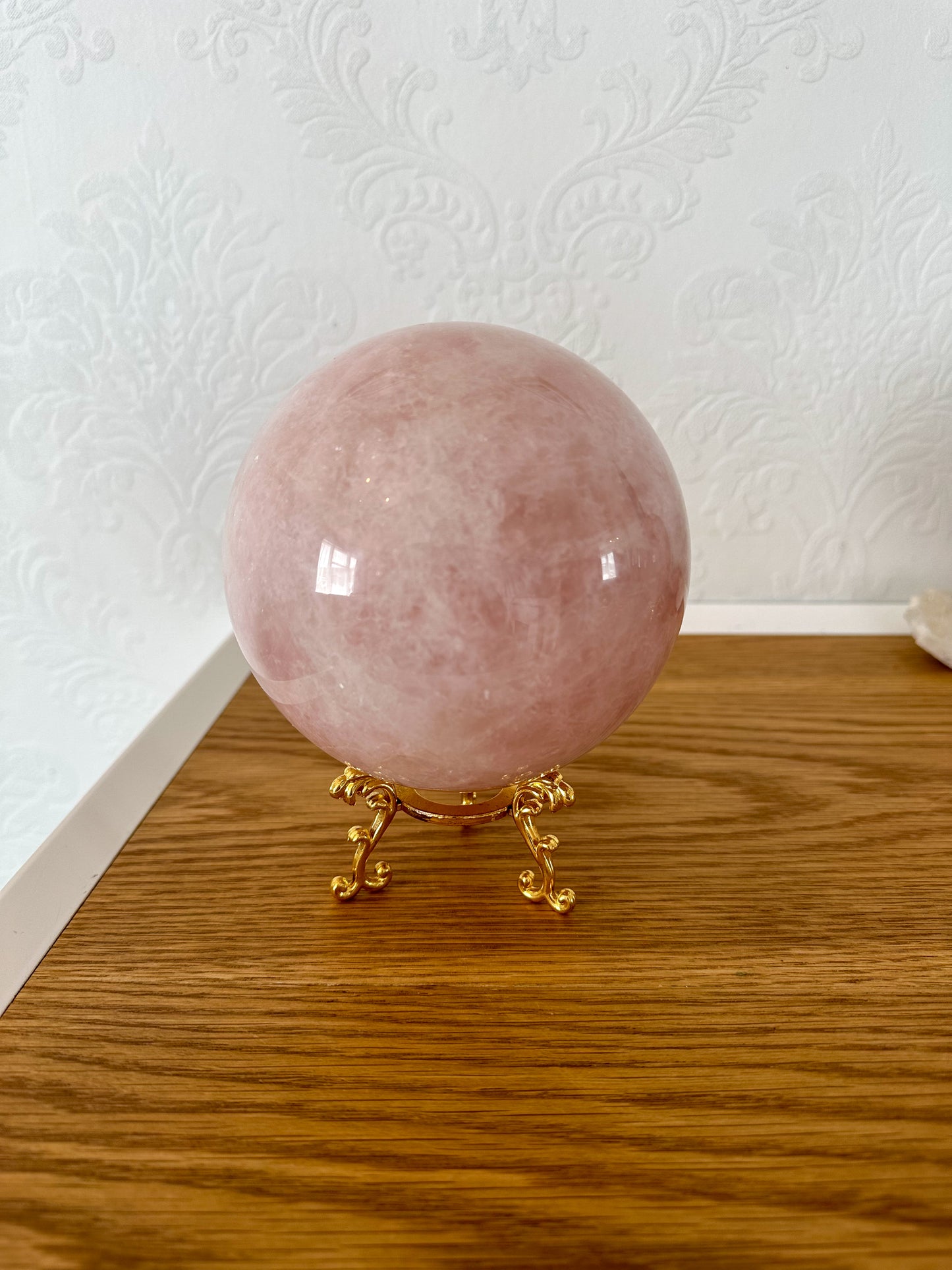 Large Rose Quartz Sphere