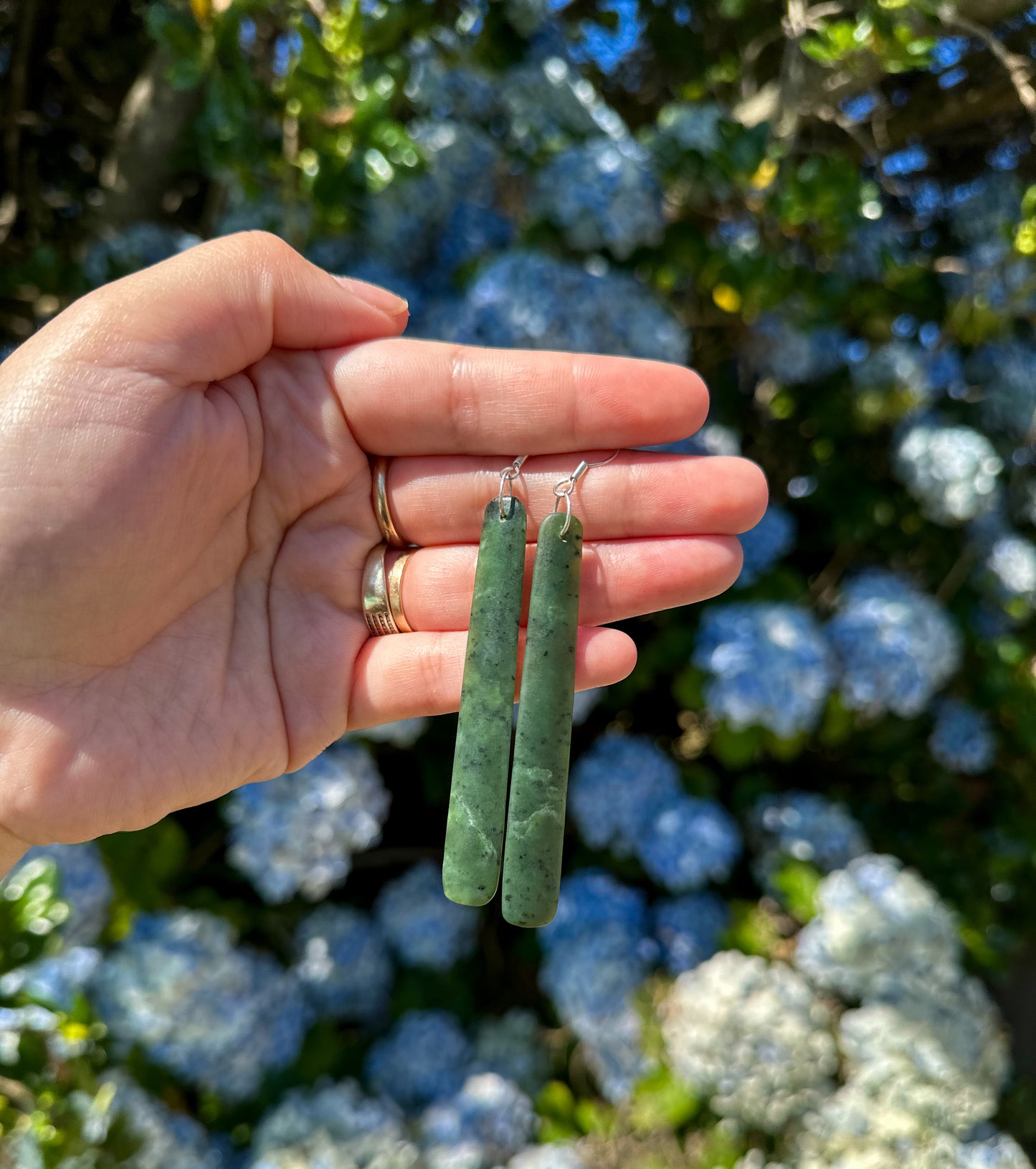 Roimata Pounamu Earrings 0013