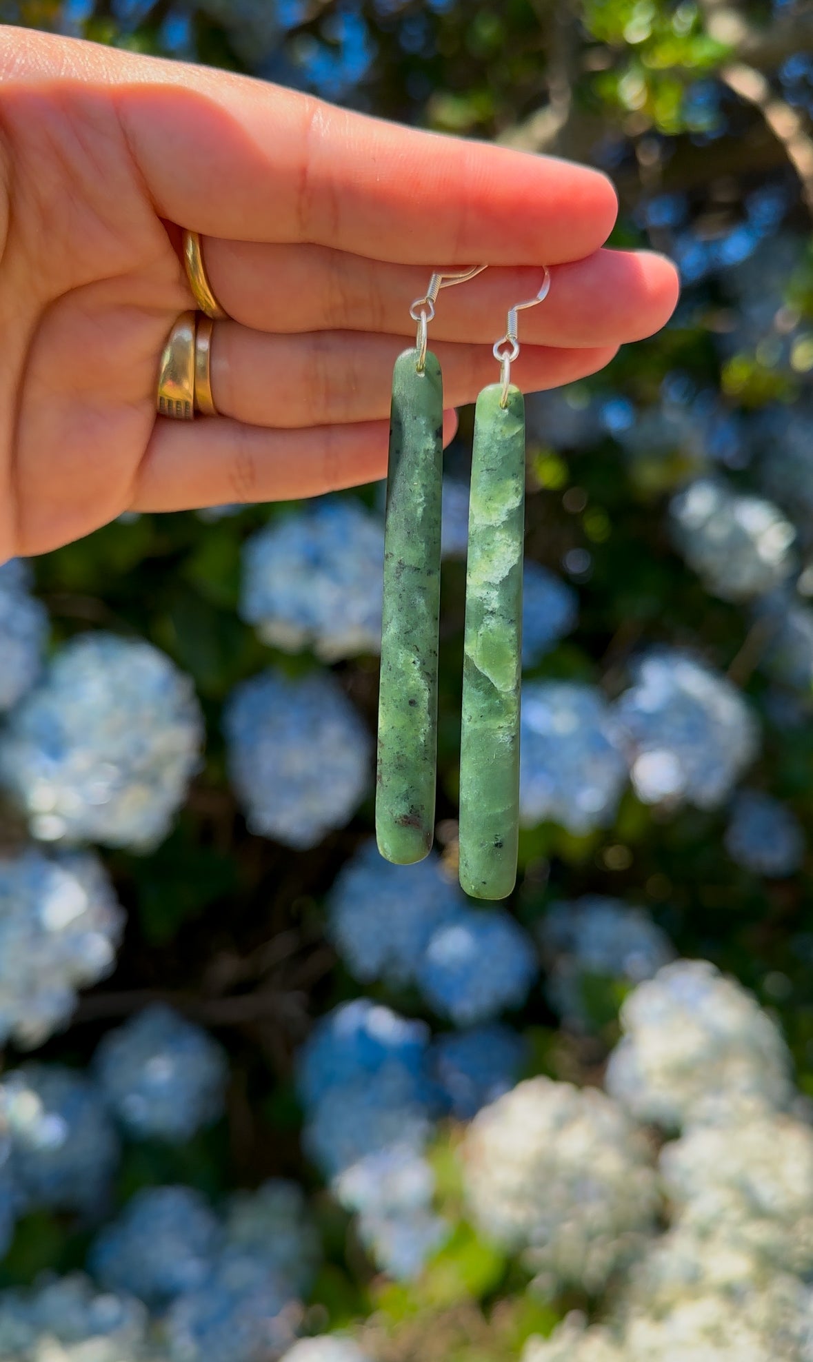 Roimata Pounamu Earrings 0014