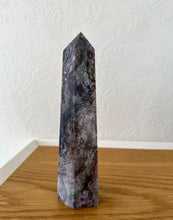 Load image into Gallery viewer, Blue Moss Agate Tower
