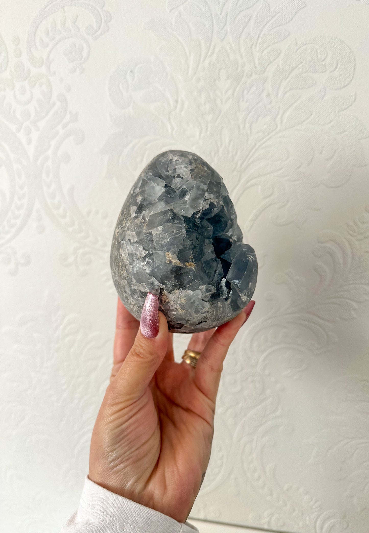 Large Celestite Egg