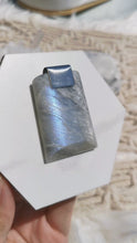 Load and play video in Gallery viewer, Grey Moonstone Pendant
