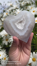 Load and play video in Gallery viewer, Druzy Agate Heart
