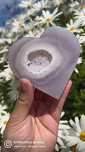 Load and play video in Gallery viewer, Druzy Agate Heart
