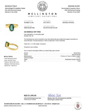 Load image into Gallery viewer, Emerald 14k Gold Ring
