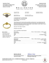 Load image into Gallery viewer, Diamond Set 10K Gold Cluster Ring
