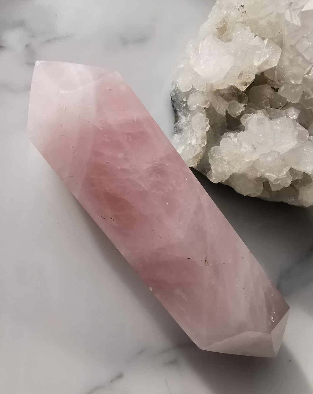 Rose quartz dt