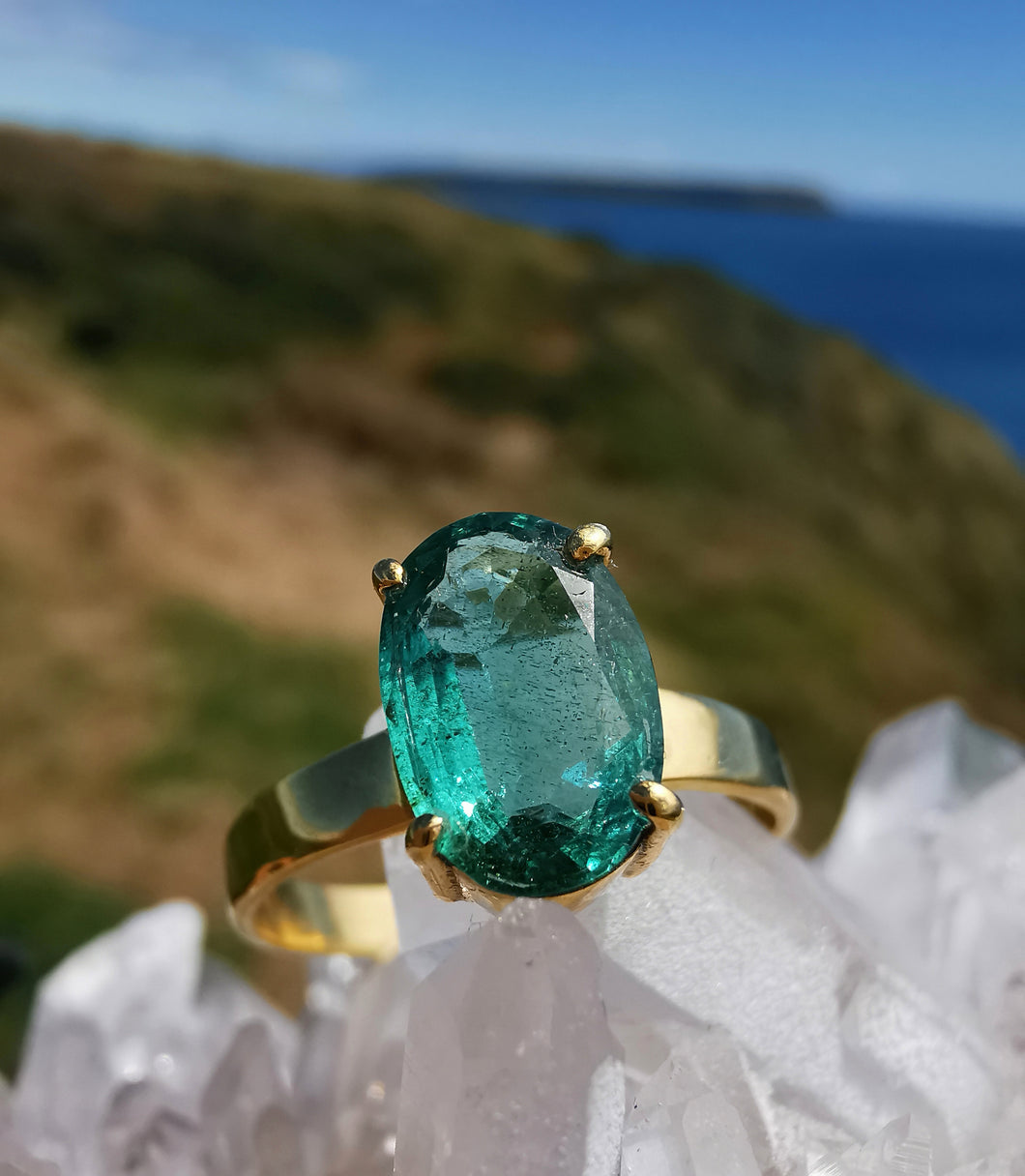 Emerald 14k Gold Ring