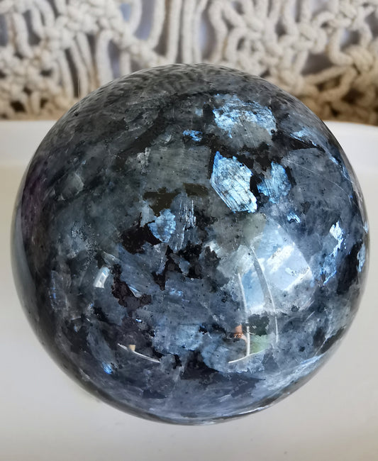 Larvikite Sphere