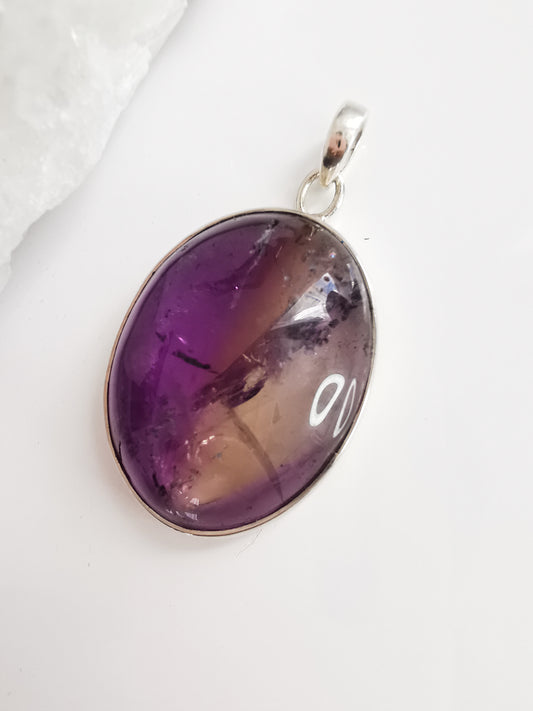 Ametrine Silver Pendant #1