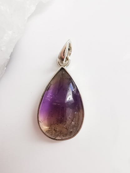 Ametrine Silver Pendant