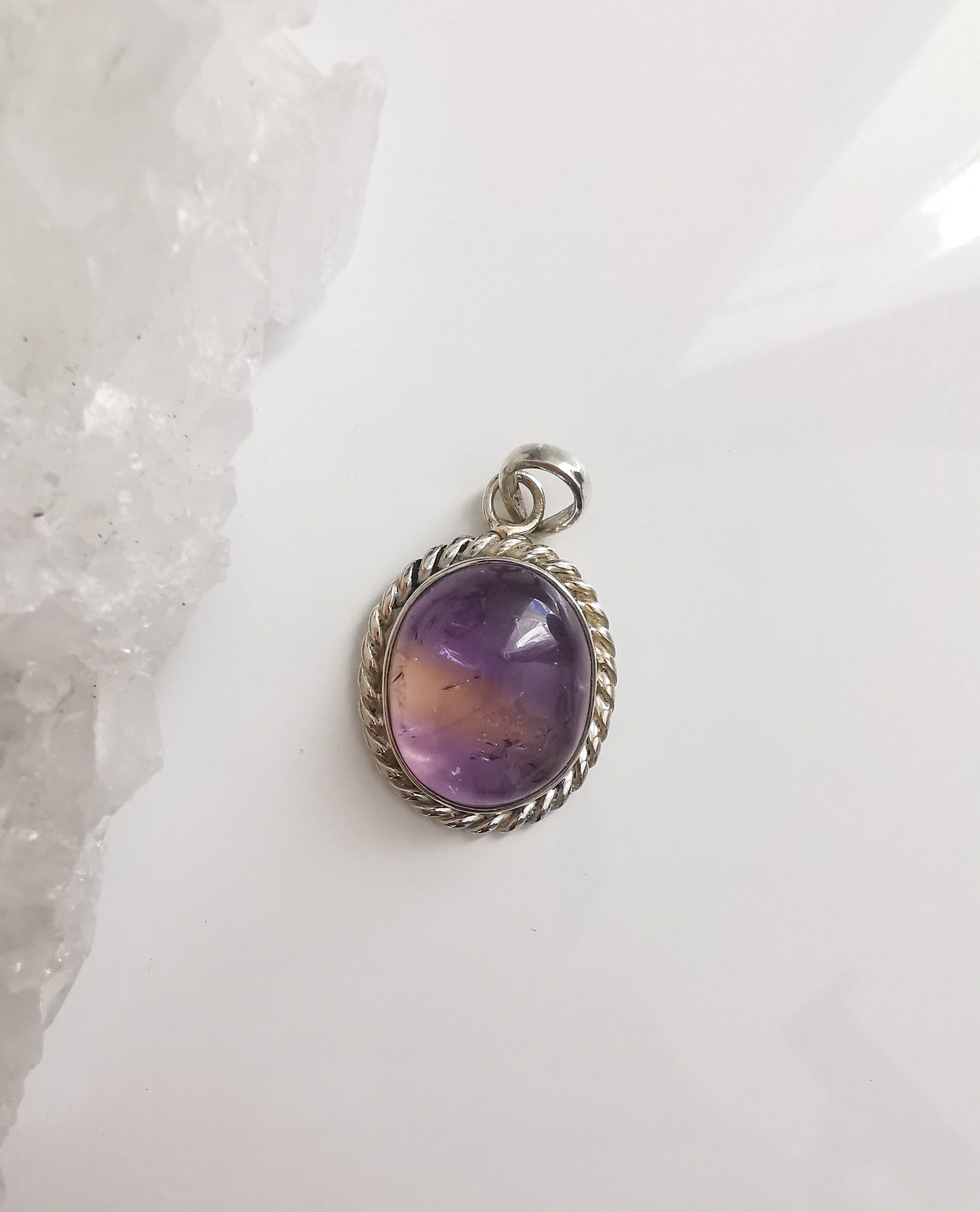 Ametrine Silver Pendant