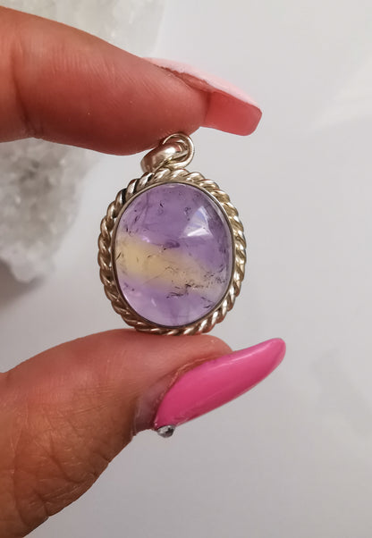 Ametrine Silver Pendant