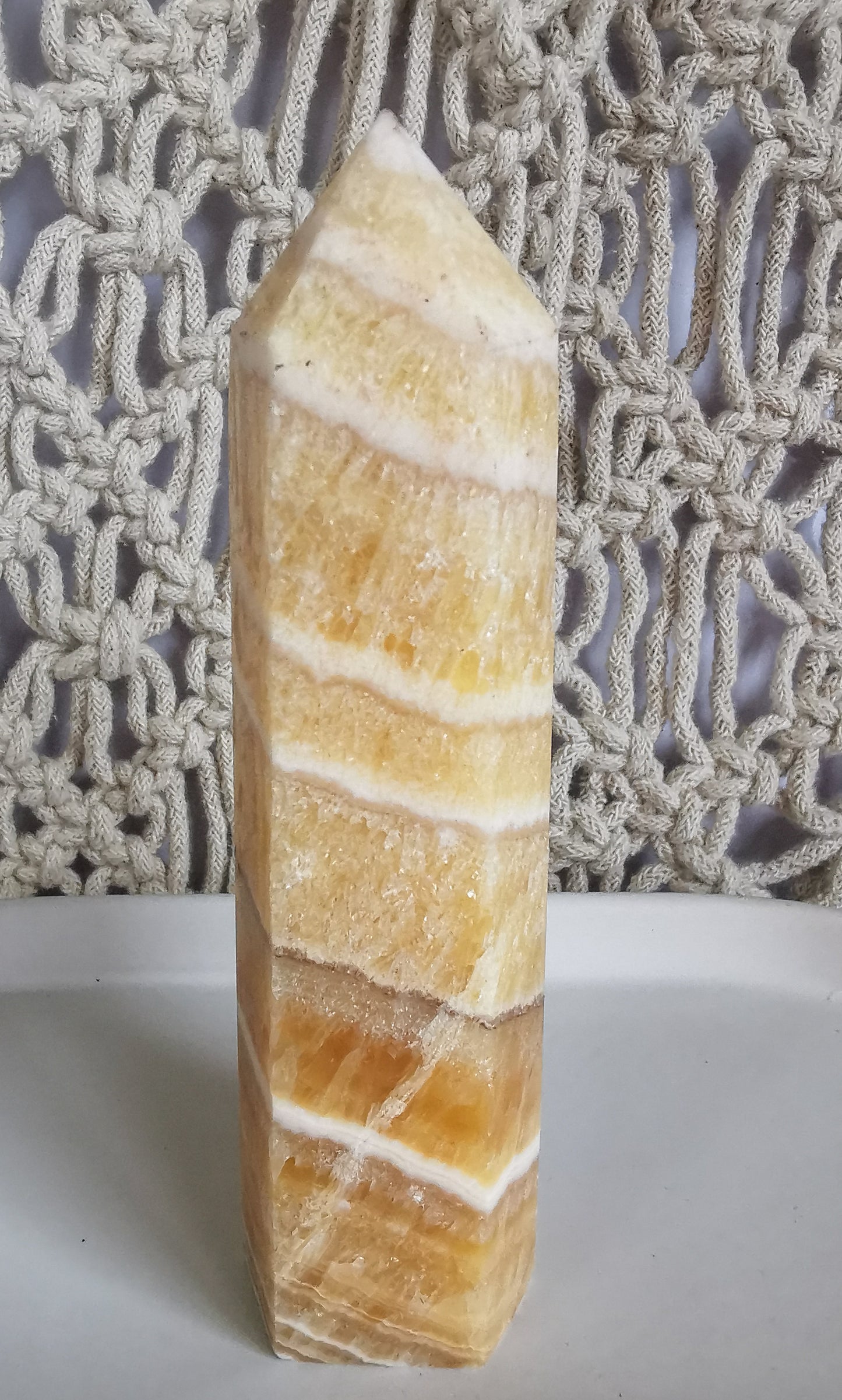 Orange Calcite Tower