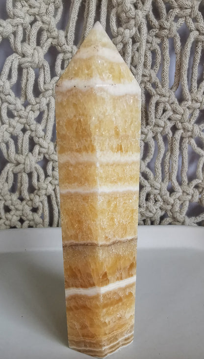 Orange Calcite Tower