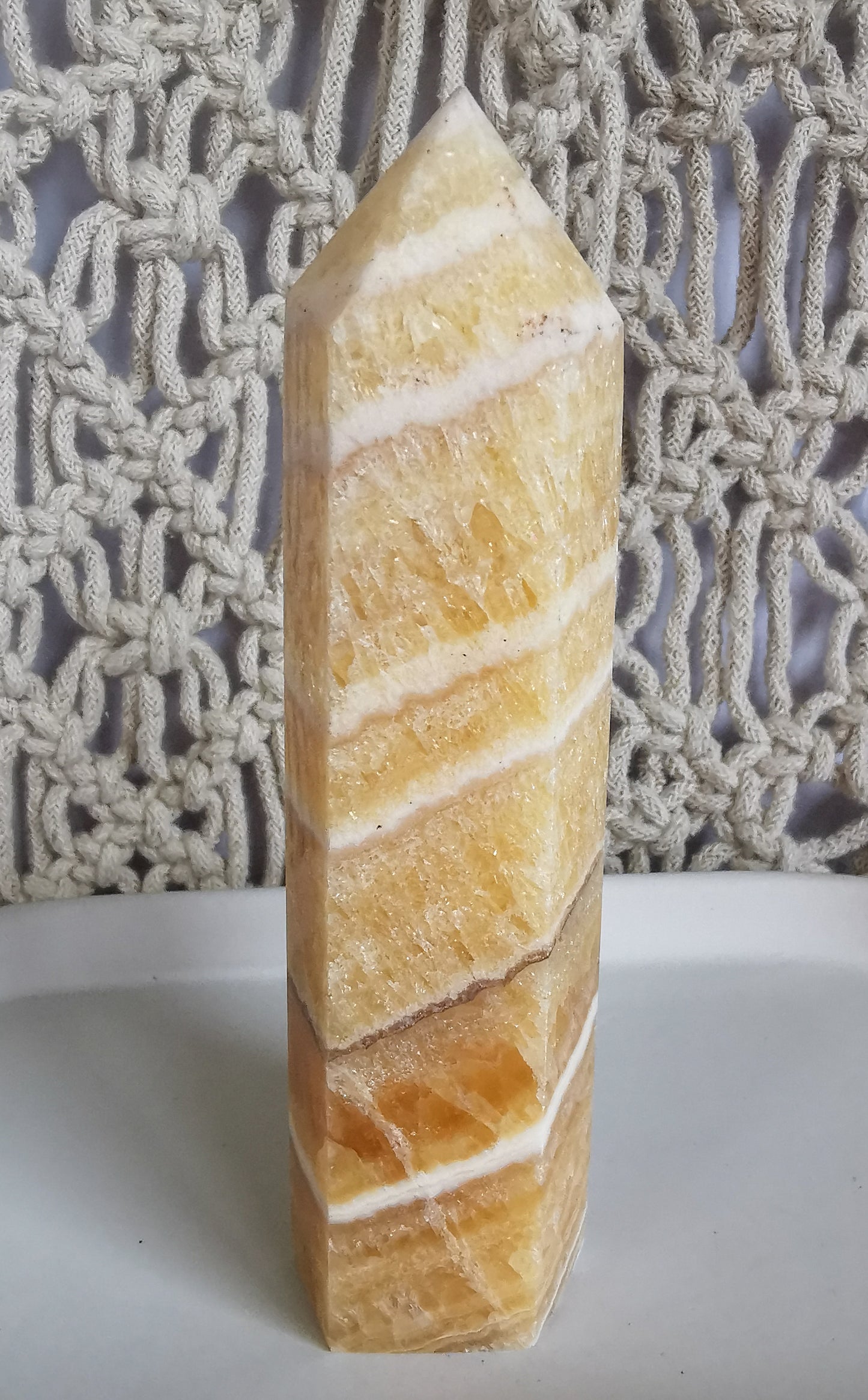 Orange Calcite Tower