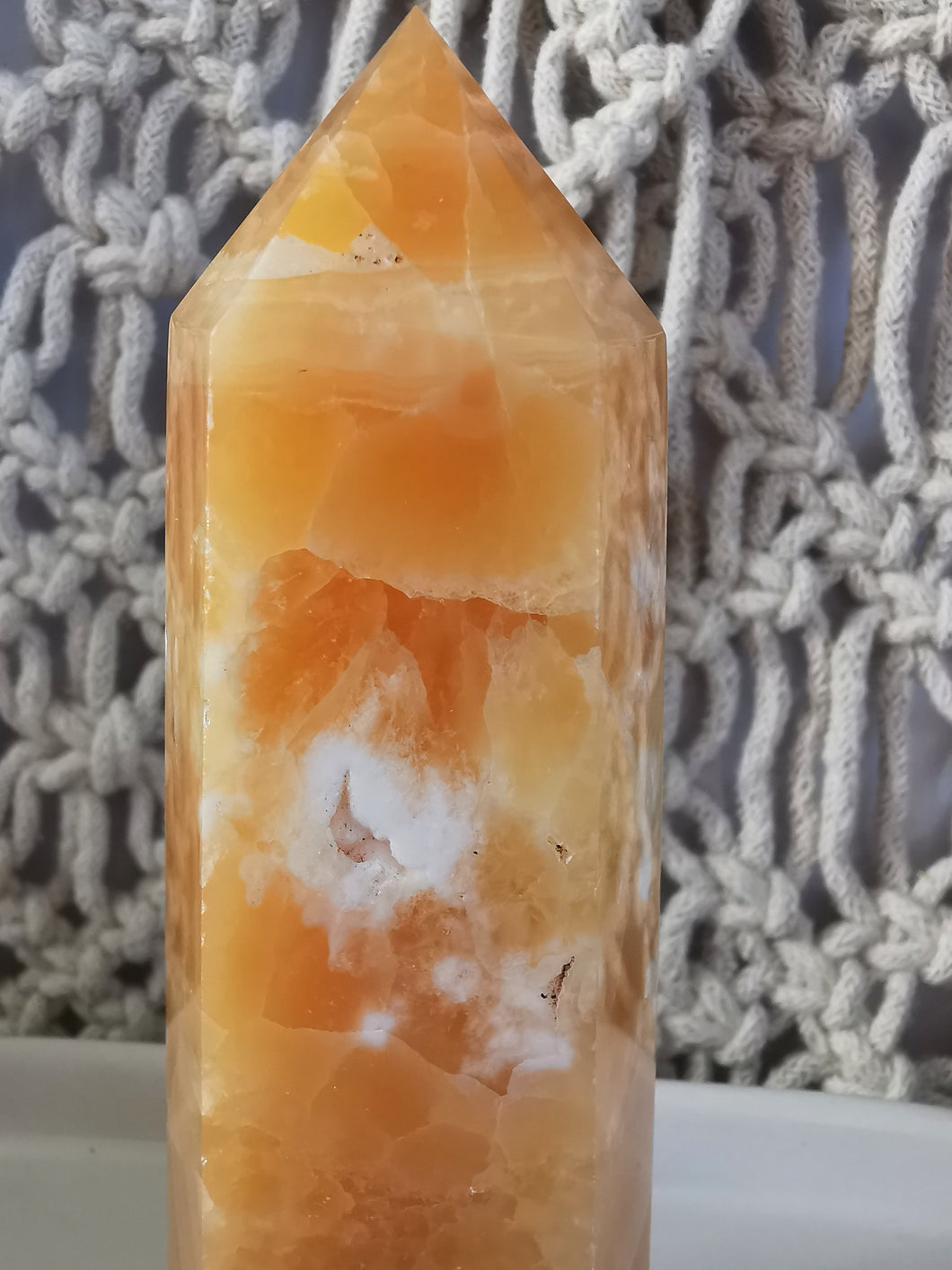 Orange Calcite Tower