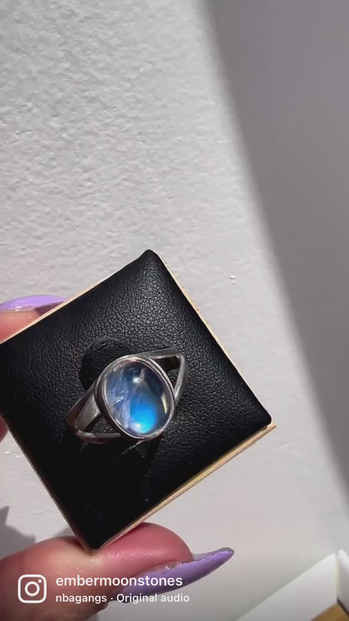 Hand Crafted Moonstone Ring