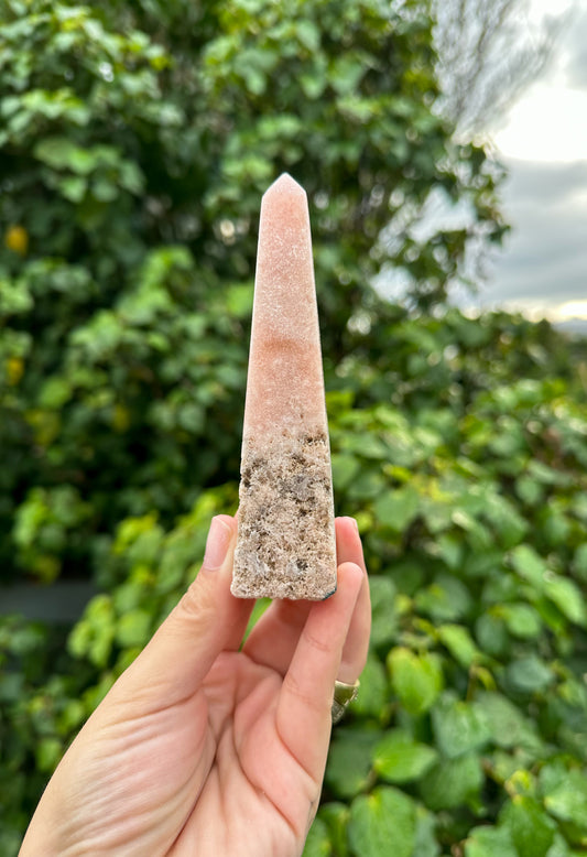 Pink Amethyst Obelisk