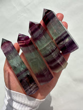 Load image into Gallery viewer, Rainbow Fluorite Points
