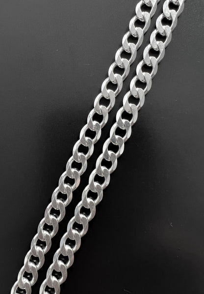 Solid Sterling Silver Curb Chain