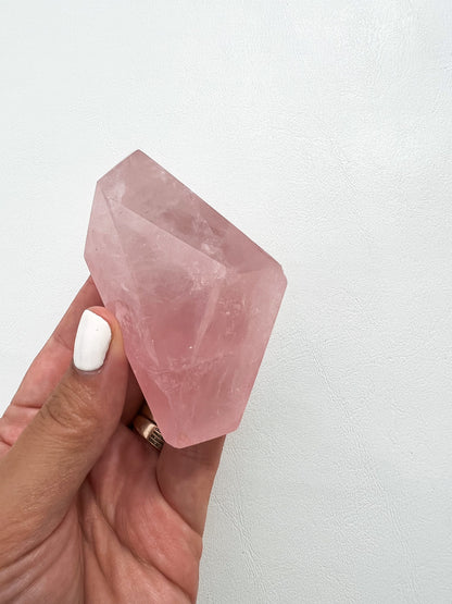 Rose Quartz Polished Crystal