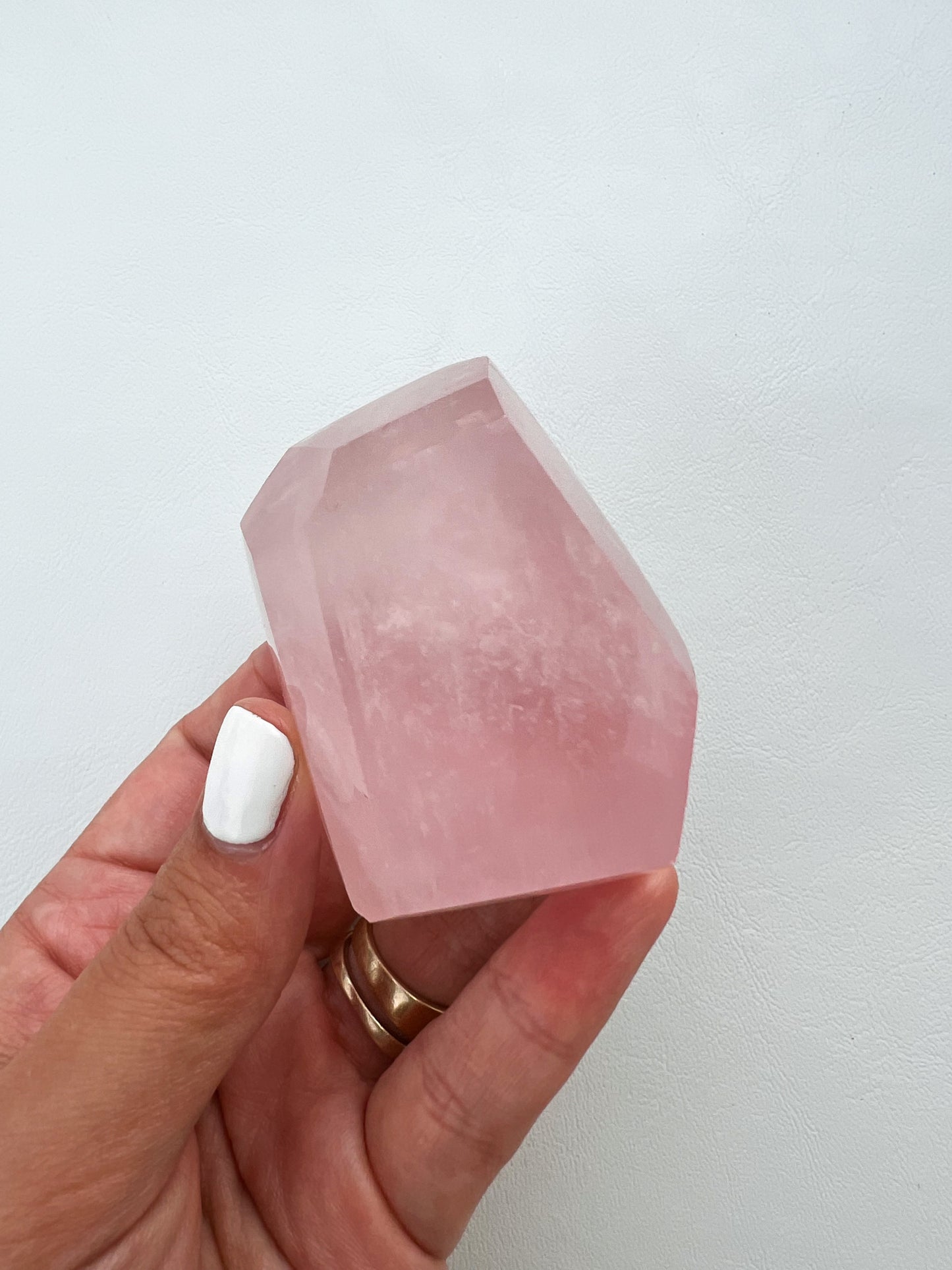 Rose Quartz Polished Crystal