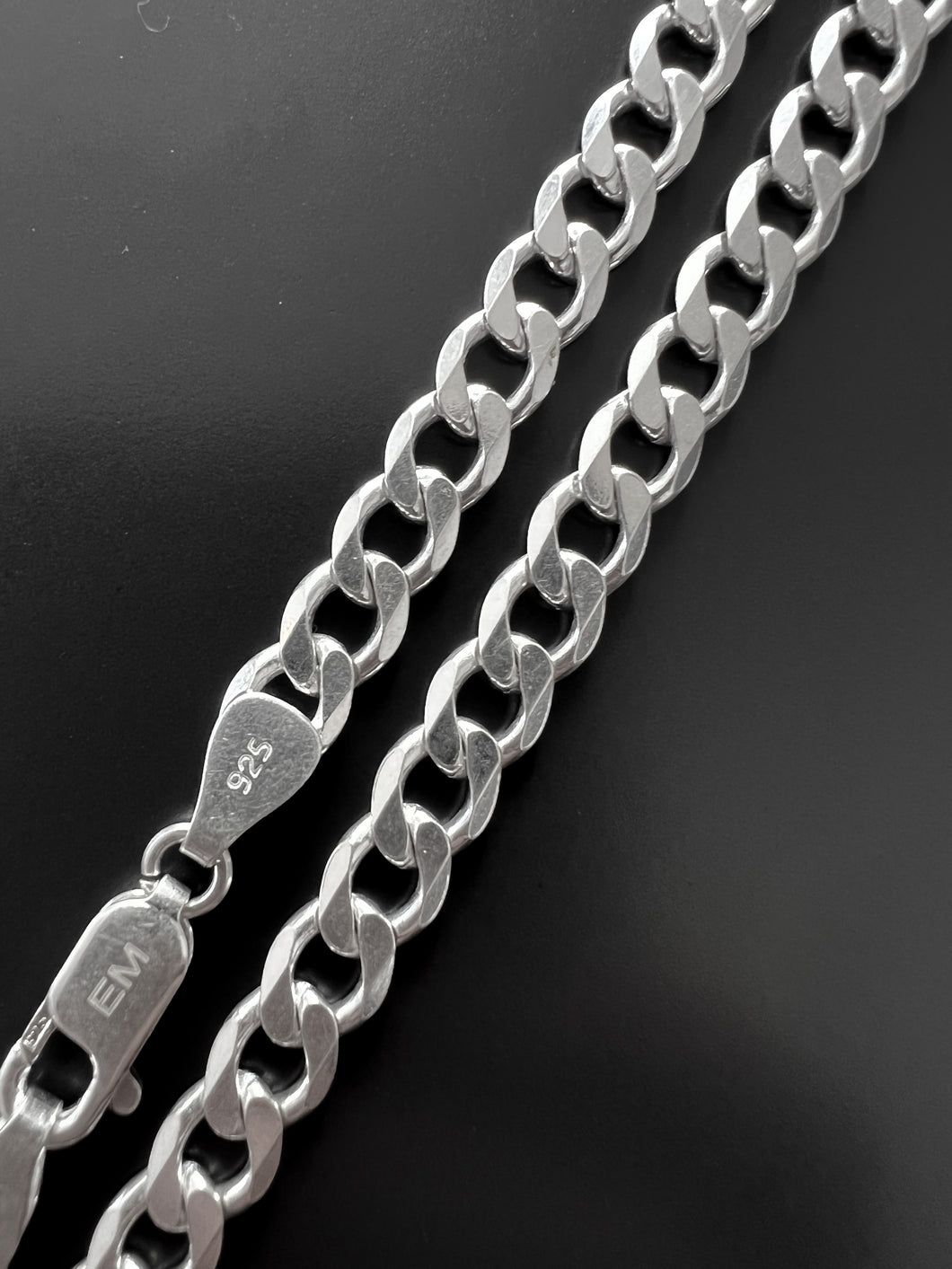 Solid Sterling Silver Curb Chain