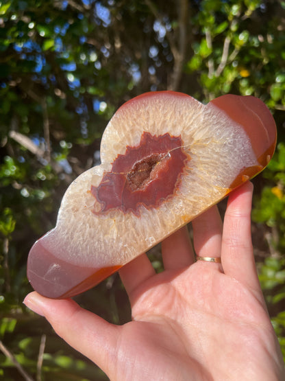 Carnelian Druzy Cloud