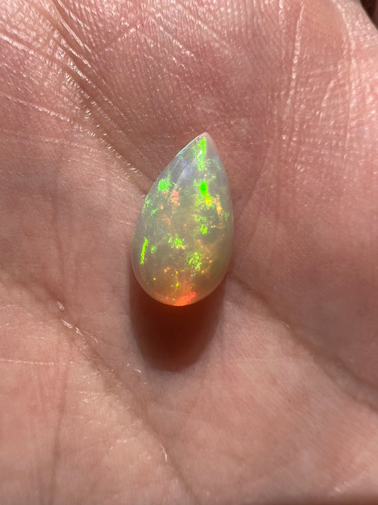 White Opal Cabochon