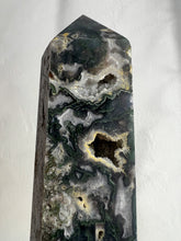 Load image into Gallery viewer, Large Moss Agate Tower
