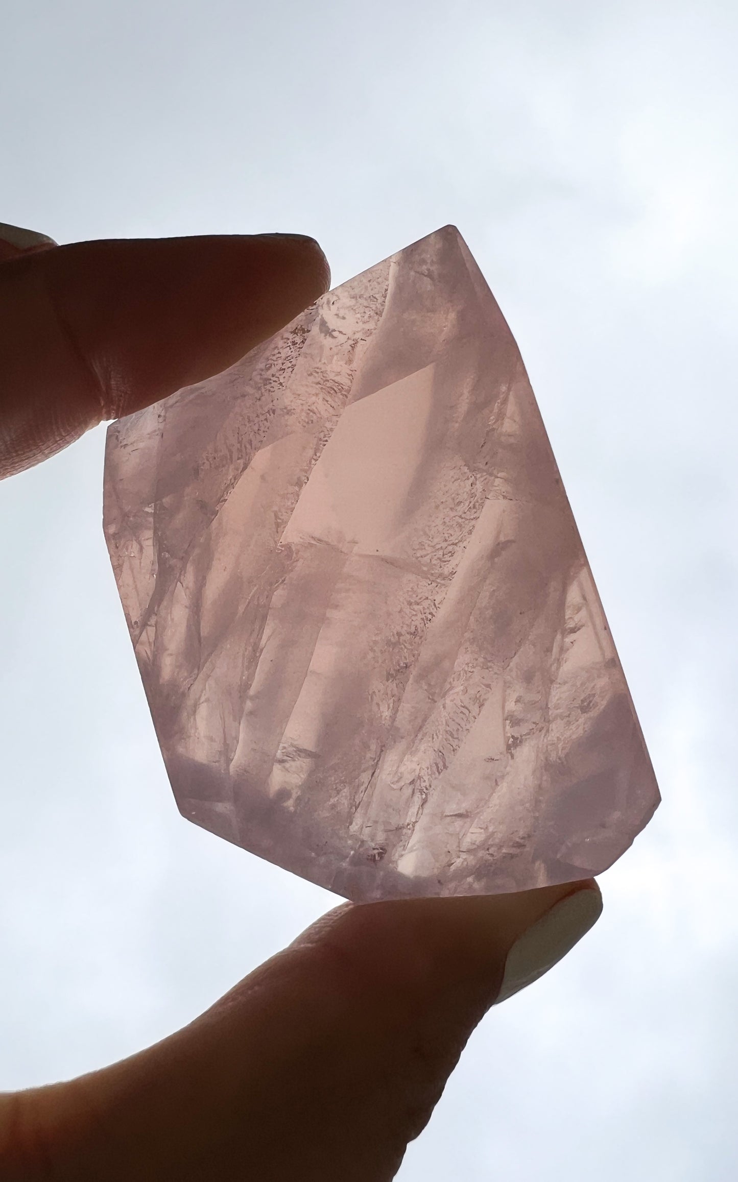 Rose Quartz Polished Crystal