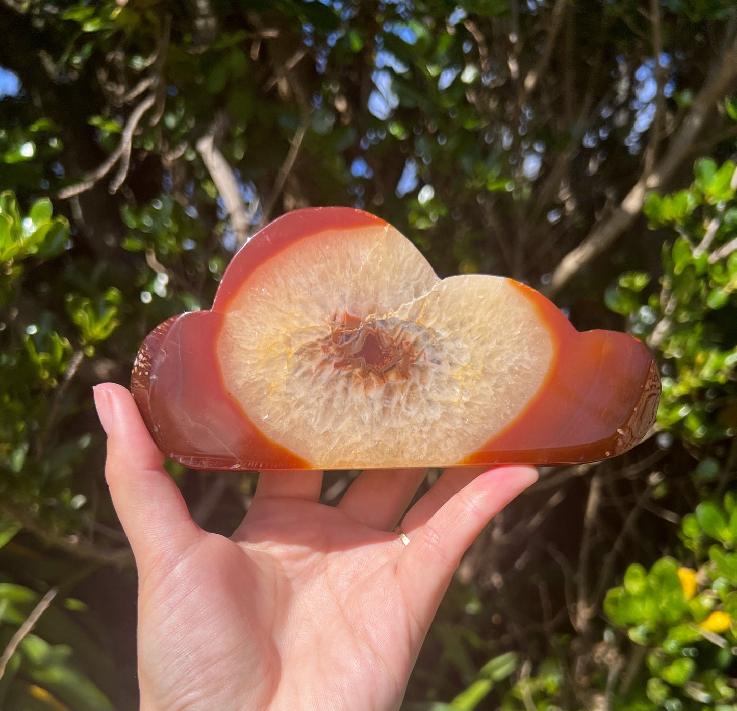 Carnelian Druzy Cloud